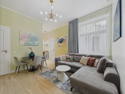 1 Bedroom Old Town Riga Apartment | Warm Design