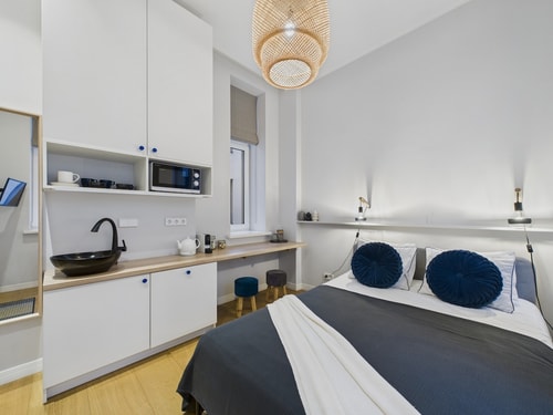 Cosy Blue City Centre Studio, 5 min to Old Town