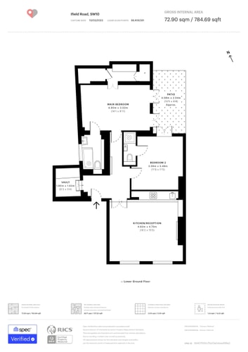 Fabulous Chelsea 2 bed 13 Air Manage