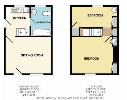 The Fisherman’s Cottage 15 Sizewell Lettings