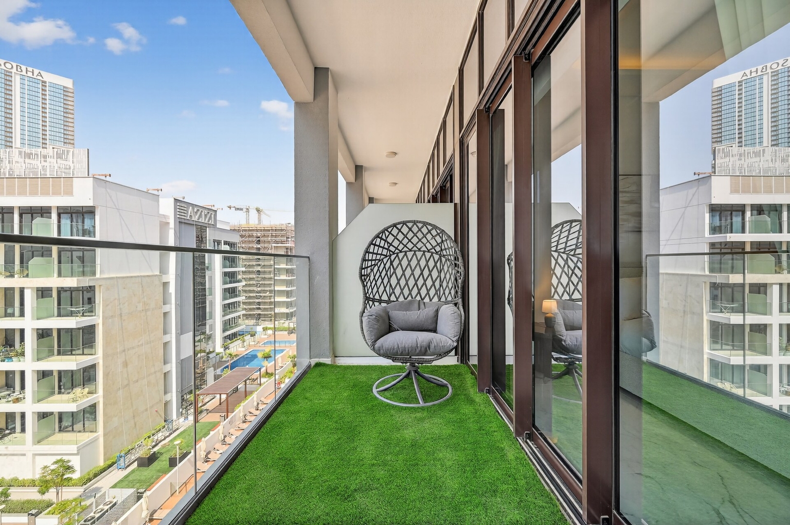 Modern Studio in Dubai دبي with Pool & Gym 13 bebalmy.ae