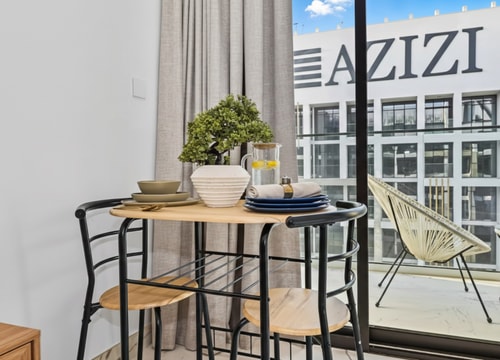 French Riviera Style Apt | Pool, Gym & Chic Vibe, photo 6 of 27