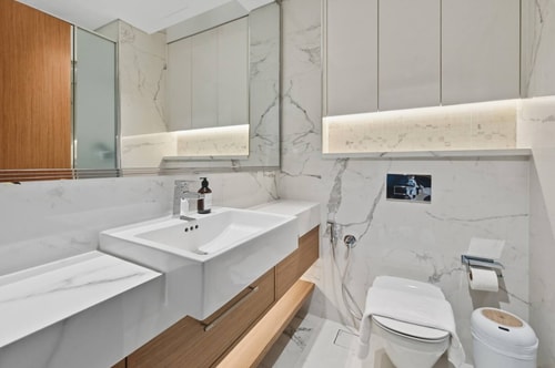 French Riviera Style Apt | Pool, Gym & Chic Vibe, photo 14 of 27