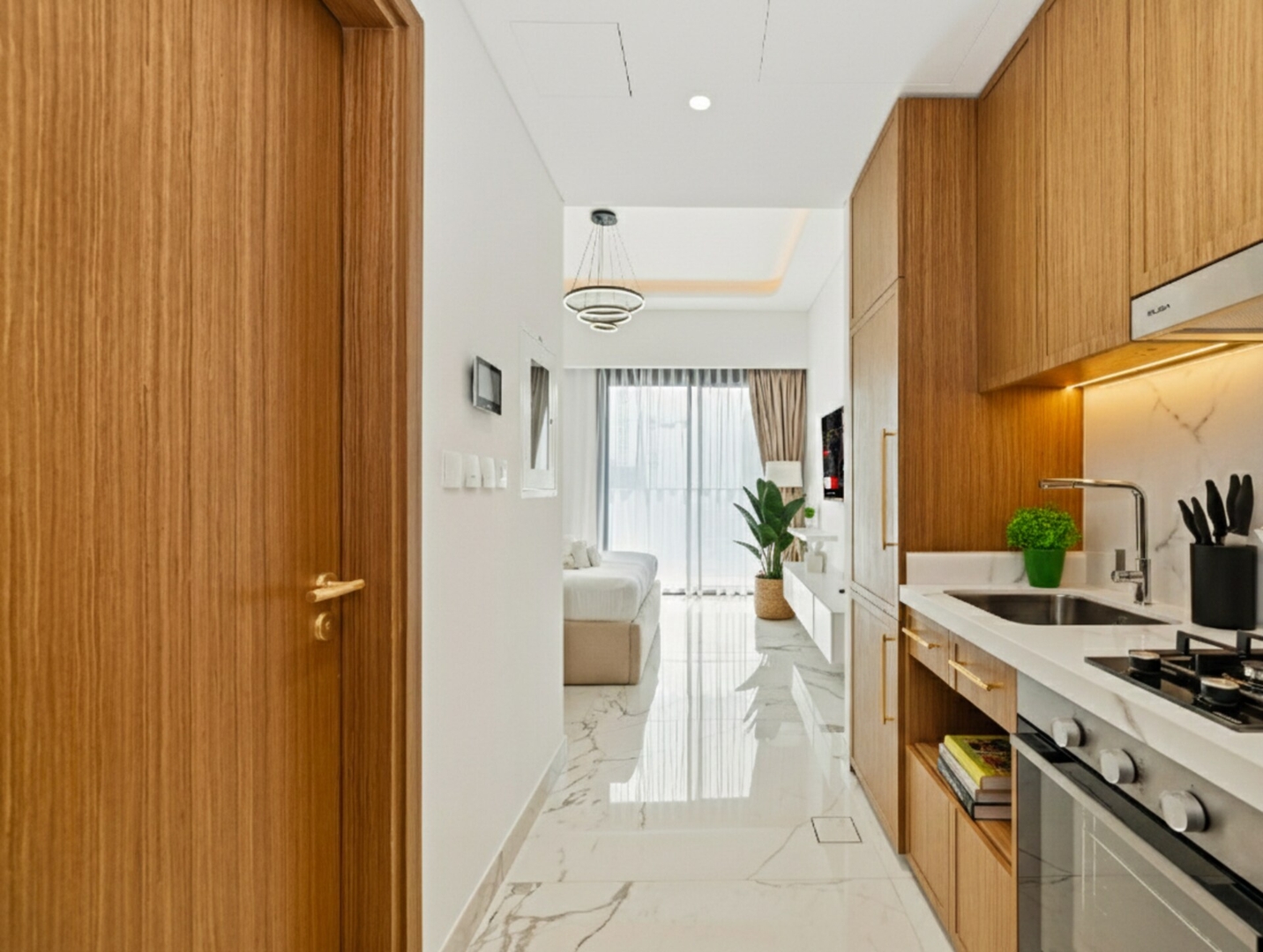 Luxurious studio in Dubai دبي with gym and pool 3 bebalmy.ae
