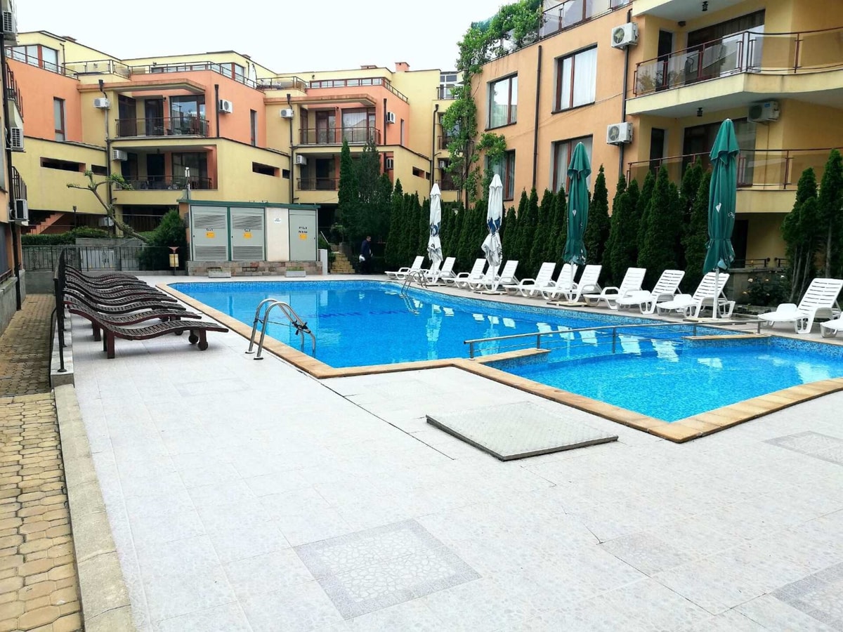 Sveti Vlas ~ Modern Studio with Pool & Balcony 6 Flat Manager Booking