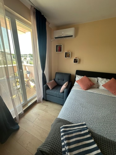 Elegant studio -100 m.from Kavatsi Beach + Parking 3 Flat Manager Booking