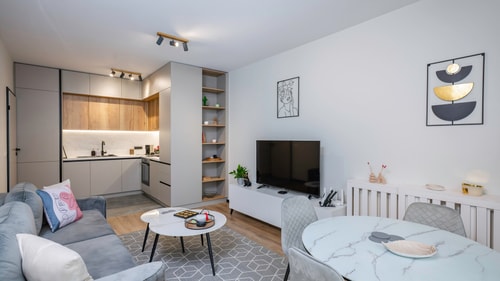 Aziz Drujba 1BD · Fresh & Modern Apartment with Balcony 6 Flat Manager Booking