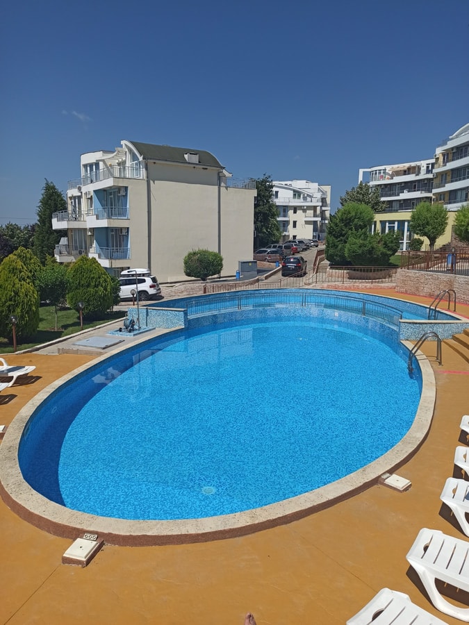 Sunset Studio in Kosharitsa | Pool | SPA | Gym | Parking Flataway