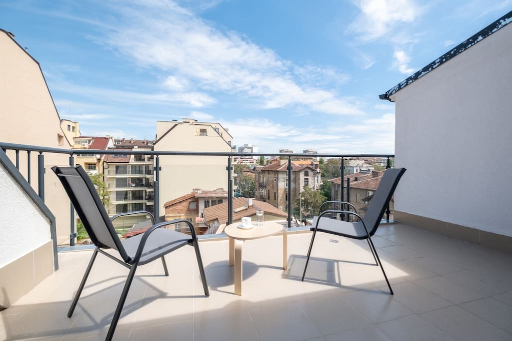 ☼ Large Terrace in Old Center of Sofia ☼ Flataway