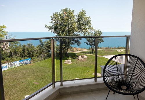 Stylish 1BR with Balcony & Parking | Skyline Varna 30 Flat Manager Booking
