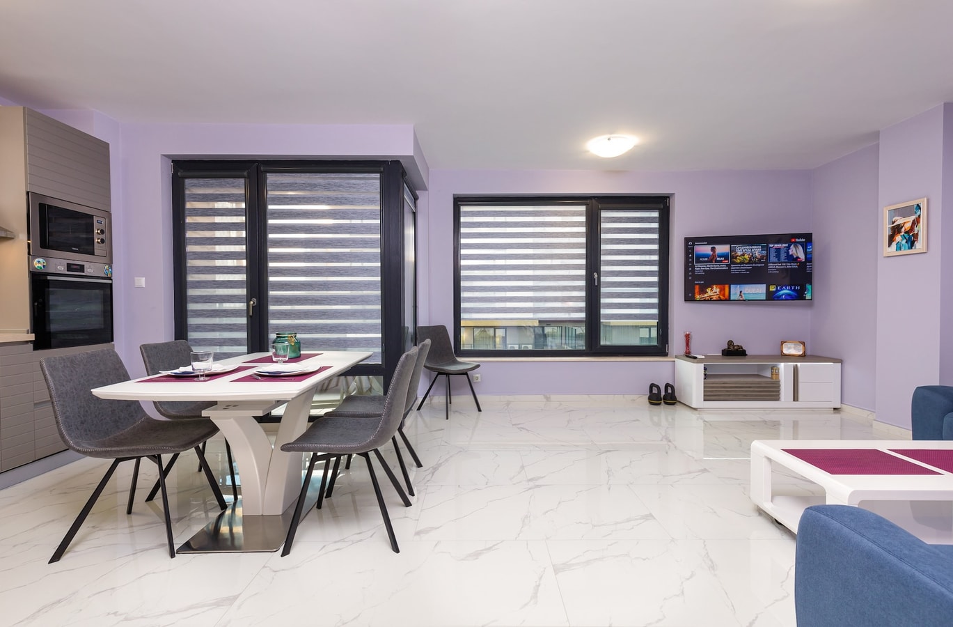 The Purple 1DB Apartment with a Parking Spot 2 Flat Manager Booking