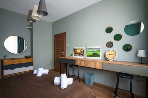 Lux Flat next to Park with working space 16 Flat Manager Booking