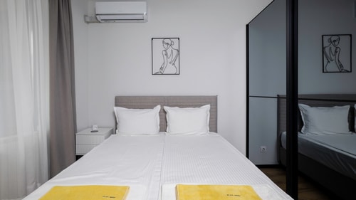 Aziz Drujba 1BD · Fresh & Modern Apartment with Balcony 13 Flat Manager Booking