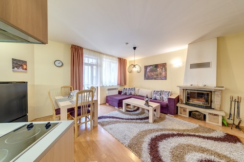 1BD Ski View Retreat in Pamporovo with Fireplace 7 Flat Manager Booking