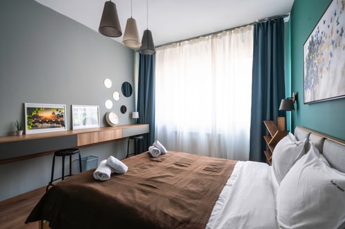 Lux Flat next to Park with working space 14 Flat Manager Booking