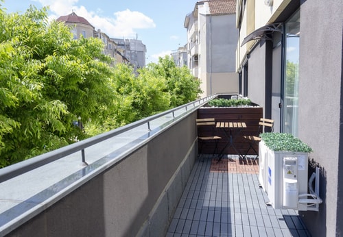 ~Sunny Blue ~ One-Bedroom Flat with Balcony 20 Flat Manager Booking