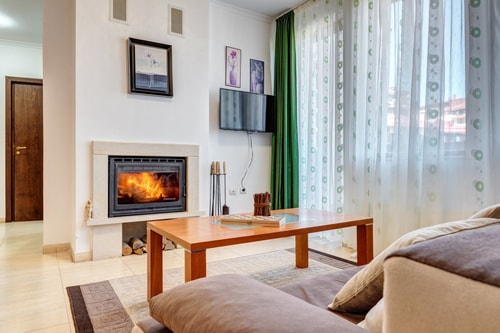 *By the Fireplace* Cozy 2BD Flat with a nice view 0 Flat Manager Booking