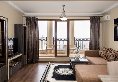 Elegant Apartment with Balcony in Argisht Palace 7 Flat Manager Booking