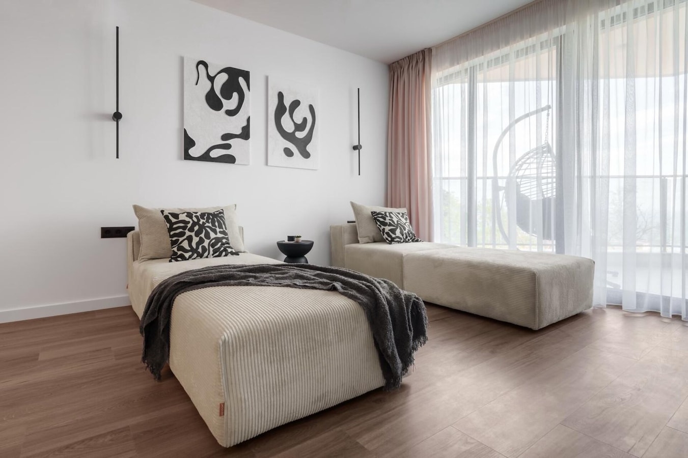 Stylish 1BR with Balcony & Parking | Skyline Varna 8 Flat Manager Booking