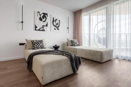 Stylish 1BR with Balcony & Parking | Skyline Varna 8 Flat Manager Booking