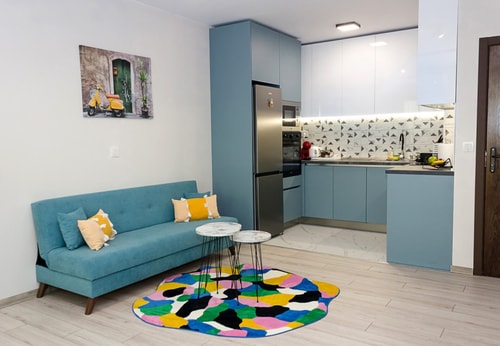 New Colorful 1BD Getaway with an Amazing Sea View 1 Flat Manager Booking