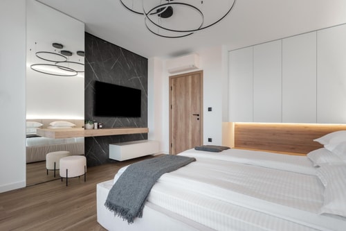 Stylish 1BR with Balcony & Parking | Skyline Varna 15 Flat Manager Booking