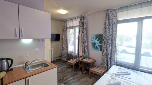 Compact studio with indoor pool near Cacao Beach 7 Flat Manager Booking