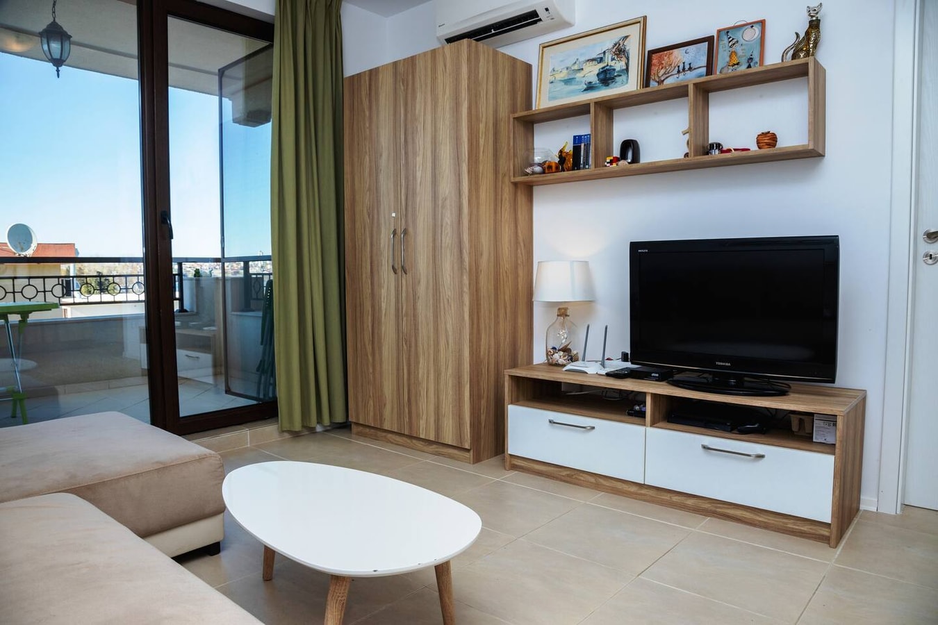 Green Life One-Bedroom Apartment with Sea View 9 Flat Manager Booking