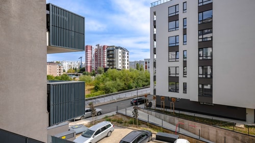 Aziz Drujba 1BD · Fresh & Modern Apartment with Balcony 19 Flat Manager Booking