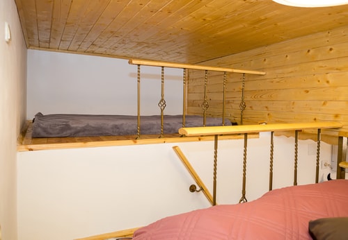 Maria Luiza Studio II | Loft Sleeping Area 13 Flat Manager Booking