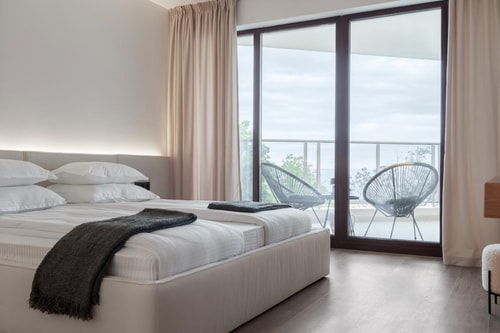 Stylish 1BR with Balcony & Parking | Skyline Varna 14 Flat Manager Booking