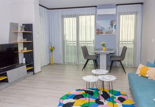 New Colorful 1BD Getaway with an Amazing Sea View 8 Flat Manager Booking