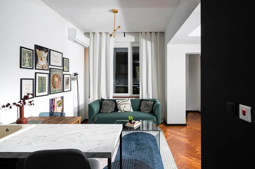 Central Art-Inspired Flat with Private Garage 6 Flataway