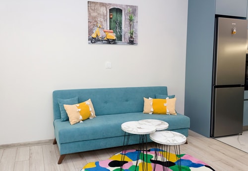 New Colorful 1BD Getaway with an Amazing Sea View 10 Flat Manager Booking
