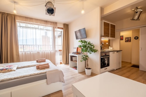 Jazzy · JAZZY off Vitosha Blvd: Feel the Rhythm of Sofia 21 Flat Manager Booking