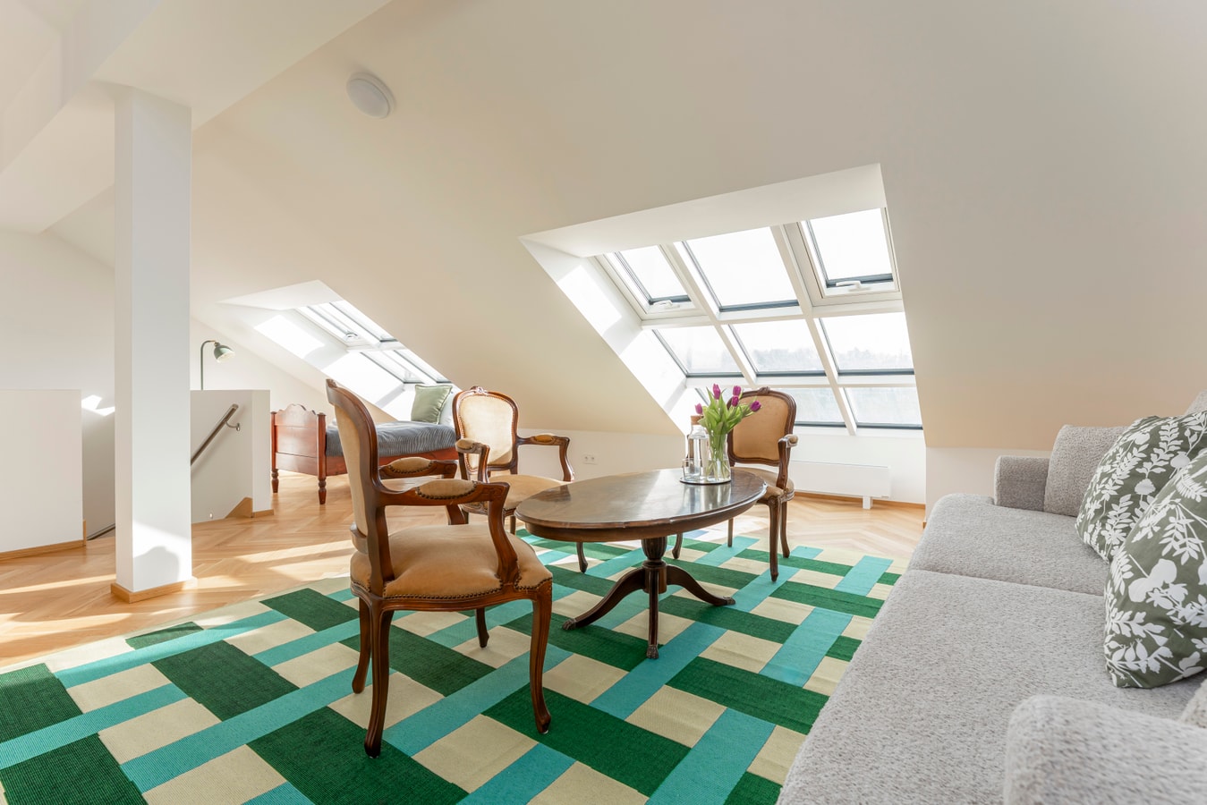 Antique Duplex Penthouse 3BR with 3Bath and AC-503 Apartamenty do wynajęcia