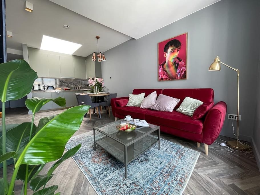 Penthouse Oasis: Luxurious 2BR with AC in Wroclaw Apartamenty do wynajęcia