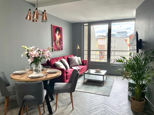 Penthouse Oasis: Luxurious 2BR with AC in Wroclaw 12 Apartamenty do wynajęcia