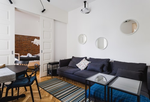 Warsaw Center Stylish Apt with Projection Screen 3 Apartamenty do wynajęcia