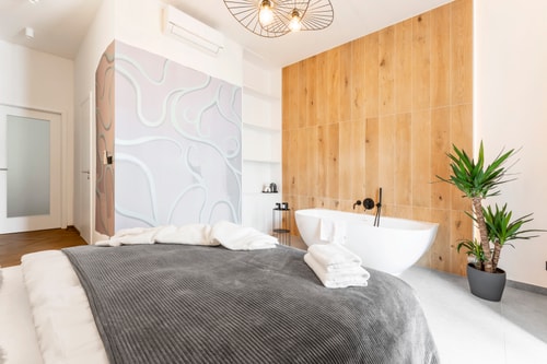 Prague Center Duplex - 4BR, 3.5Bath, AC, Projector 9 Apartamenty do wynajęcia