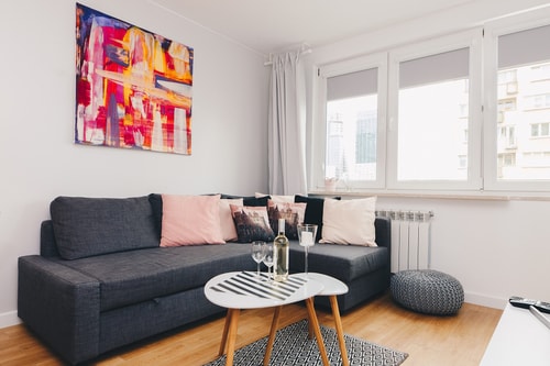 Warsaw Downtown Bright and Comfy Apt with Balcony 8 Apartamenty do wynajęcia