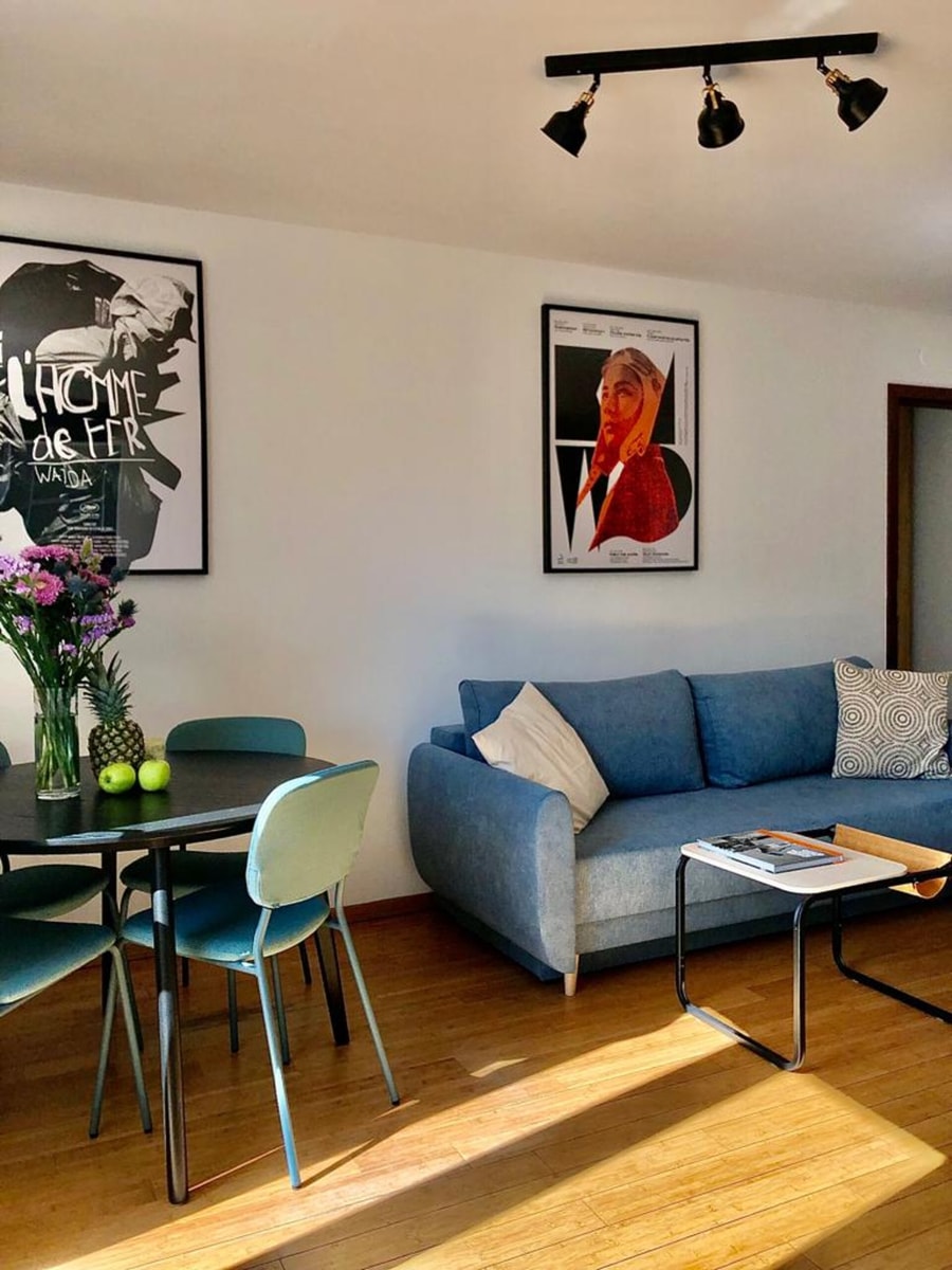 Sunny Warsaw City Centre Flat with Balcony and AC photo 3