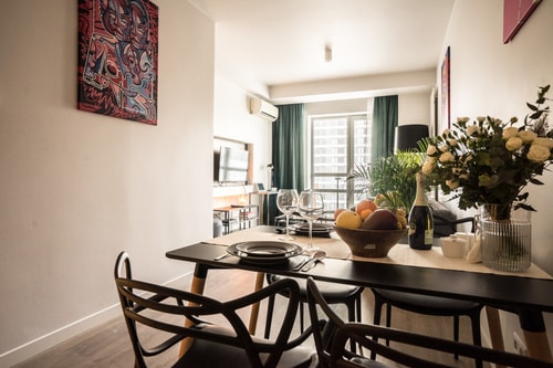 Warsaw Downtown - Luxurious 1 BR Apartment with AC 10 Apartamenty do wynajęcia