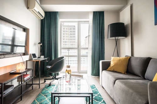 Warsaw Downtown - Luxurious 1 BR Apartment with AC 3 Apartamenty do wynajęcia