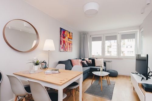 Warsaw Downtown Bright and Comfy Apt with Balcony 10 Apartamenty do wynajęcia