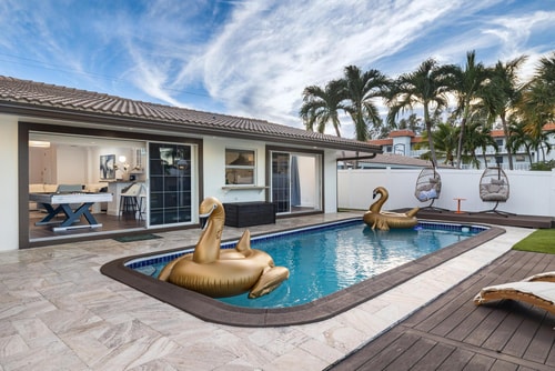 Fort Lauderdale | 4Bd Villa Waterfront Dock Pool 10 Dwell