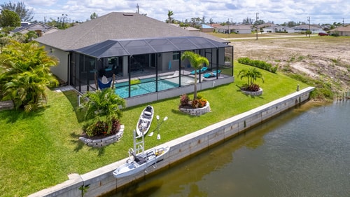 Waterfront 3BR Pool Home in Cape Coral Dwell