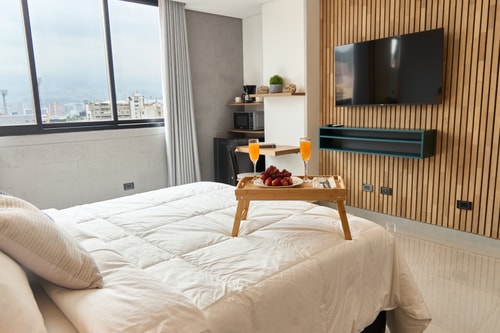 Comfortable Escape | Rosa Negra Stadio ApartaSuite 2 Dwell