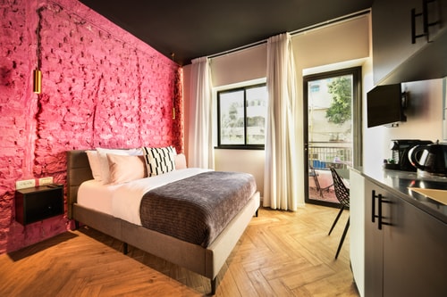 <Amazing Location> Sun Balcony Studio -Beachtime!