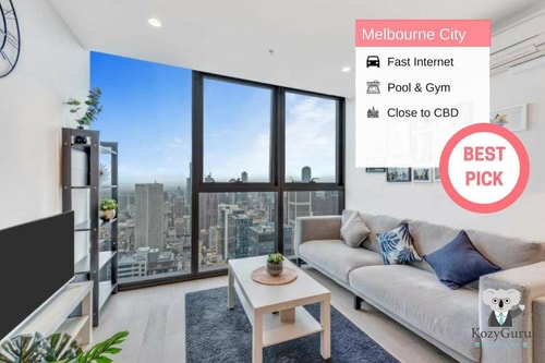 KozyGuru | Melbourne City | EQ Tower | 1 Bed Apt